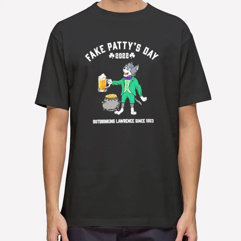 Fake Patty's Day 2022 Outdrinking Lawrence Shirt