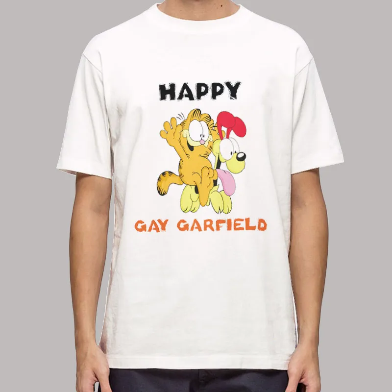 Funny Happy Gay Garfield Shirt