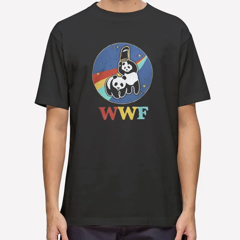 Funny Wwf Chair Panda Shirt