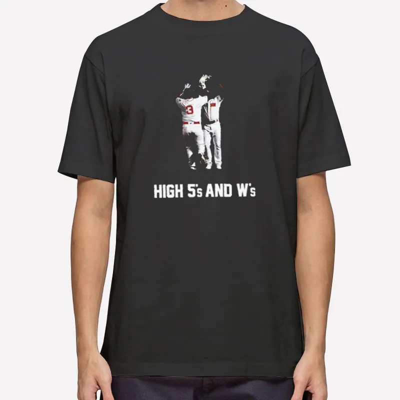 High 5s And Ws Boston Baseball High5s Shirt