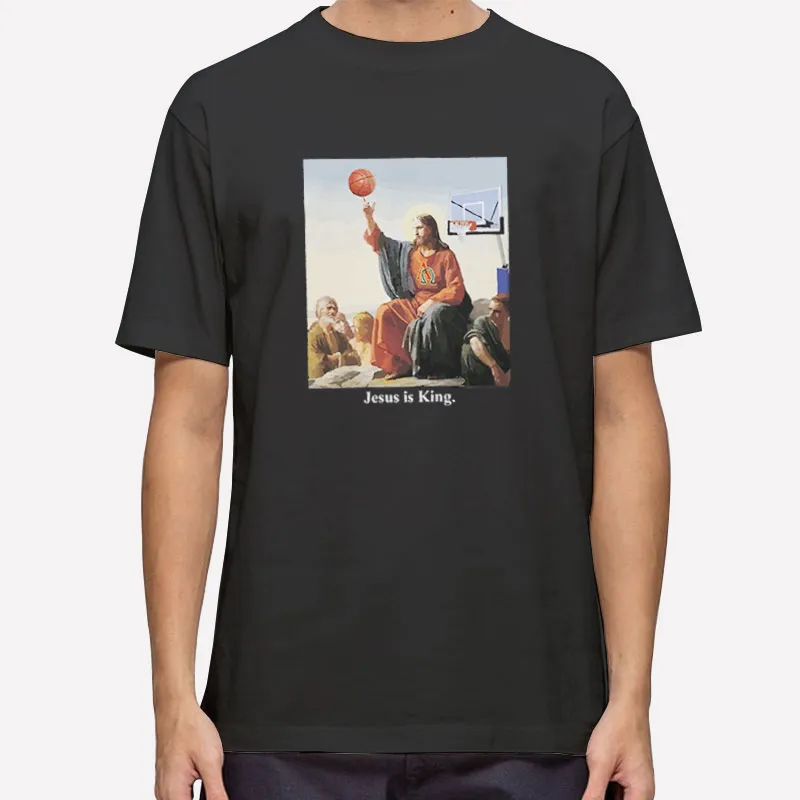 Jesus Is King Jesus Playing Basketball Shirt