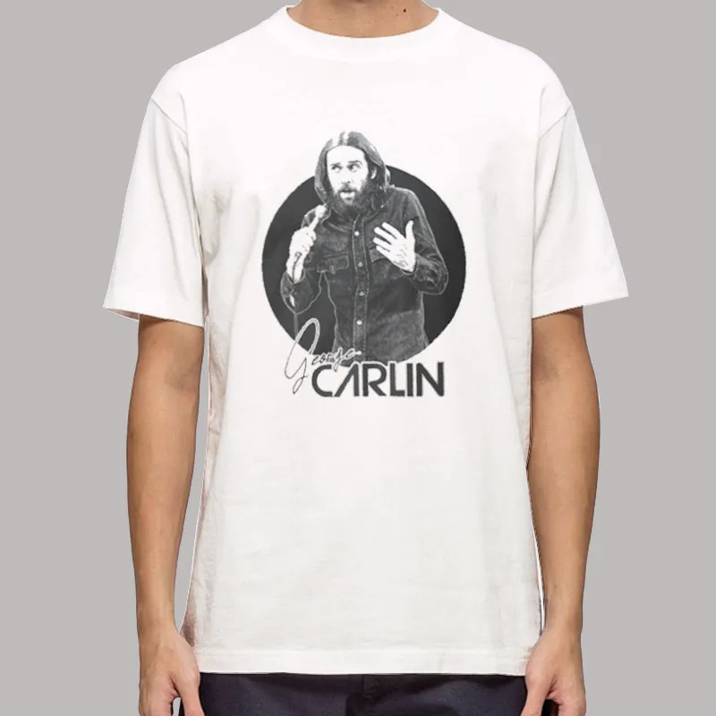 Retro George Carlin Dark Tribute George Carlin Shirt