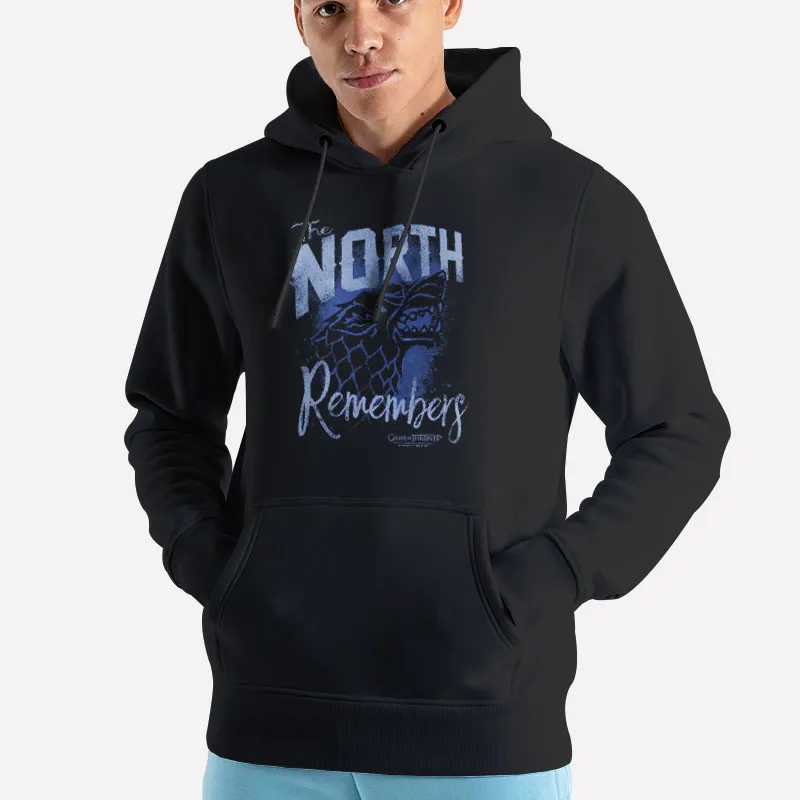 Unisex Hoodie Black Game Of Thrones The North Remembers Shirt