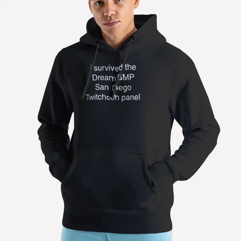 Unisex Hoodie Black I Survived The Dream Twitchcon Shirt Girl