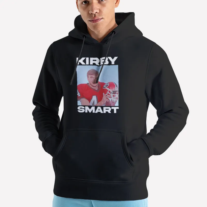 Unisex Hoodie Black Vintage Georgia Football Kirby Smart Sweatshirt
