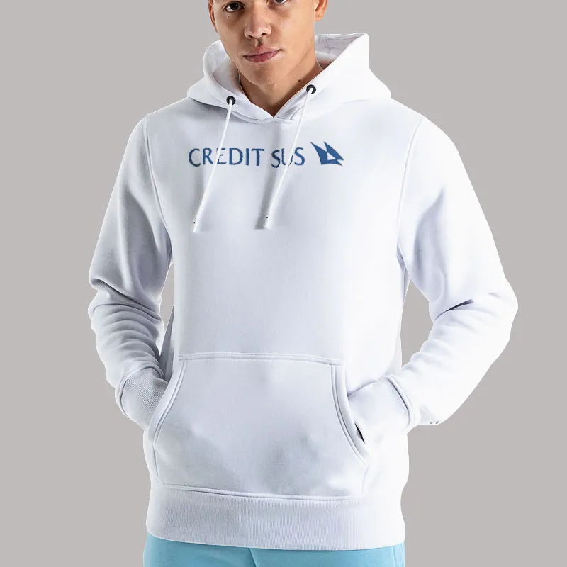 Unisex Hoodie White Arbitrage Andy The Credit Sus Shirt