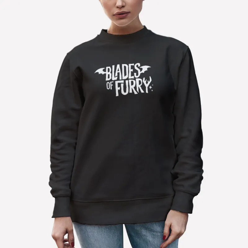 Unisex Sweatshirt Black Blades Of Furry Time To Break The Ice Shirt