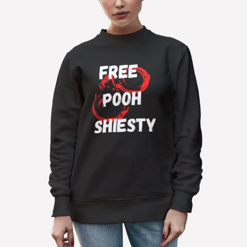 Unisex Sweatshirt Black Choppa Gang Free Pooh Shiesty T Shirt