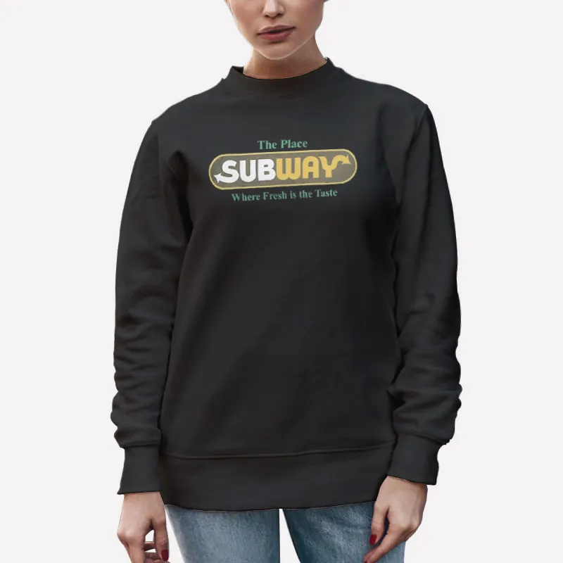 Unisex Sweatshirt Black Dennis Dugan Happy Gilmore Subway Shirt