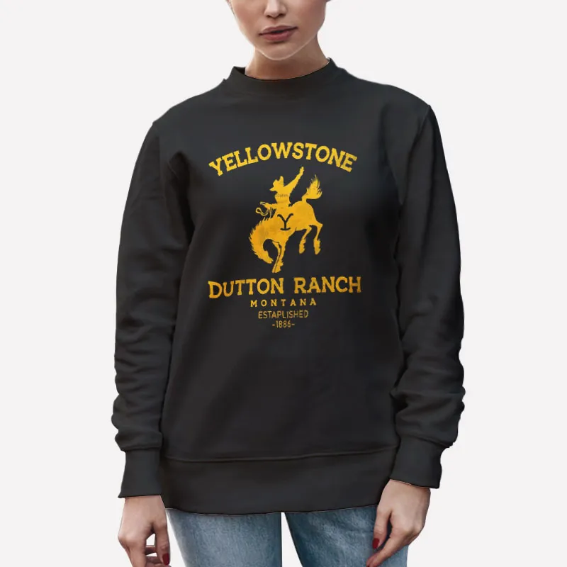 Unisex Sweatshirt Black Dutton Ranch Apparel Montana Shirt
