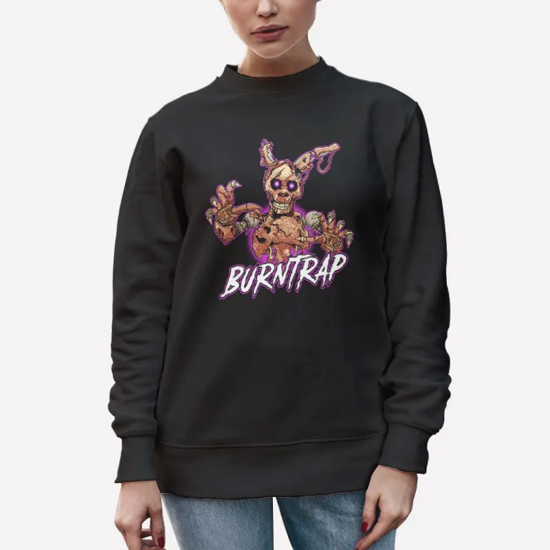 Unisex Sweatshirt Black Fnaf Five Nights At Freddy's The Burntrap Shirt