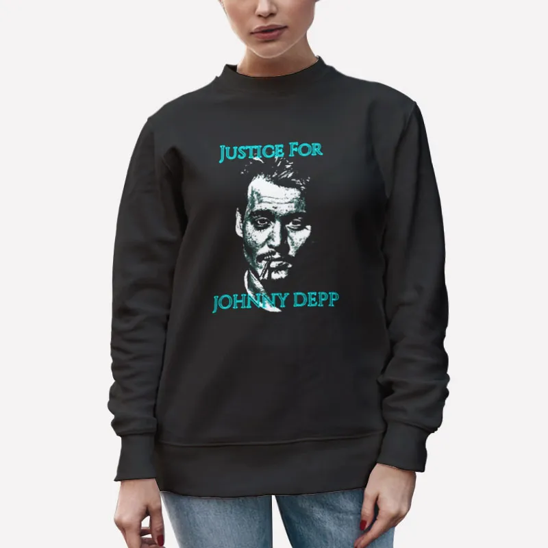 Unisex Sweatshirt Black Fck Amber Justice For Johnny Depp Shirt