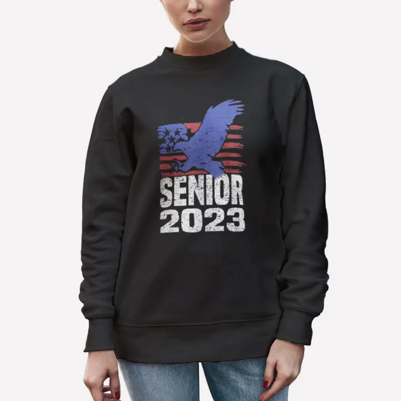 Unisex Sweatshirt Black Funny Graduation Senior 2023 Shirt