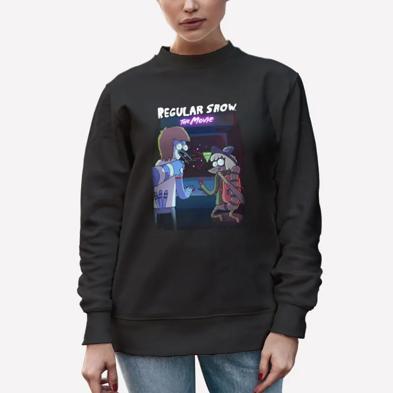Unisex Sweatshirt Black Funny The Movie Regular Show Shirt