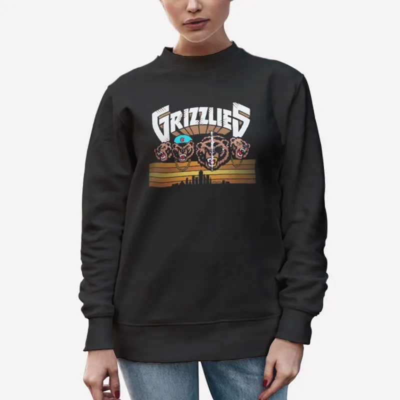 Unisex Sweatshirt Black Grizz Three 6 Mafia T Shirt