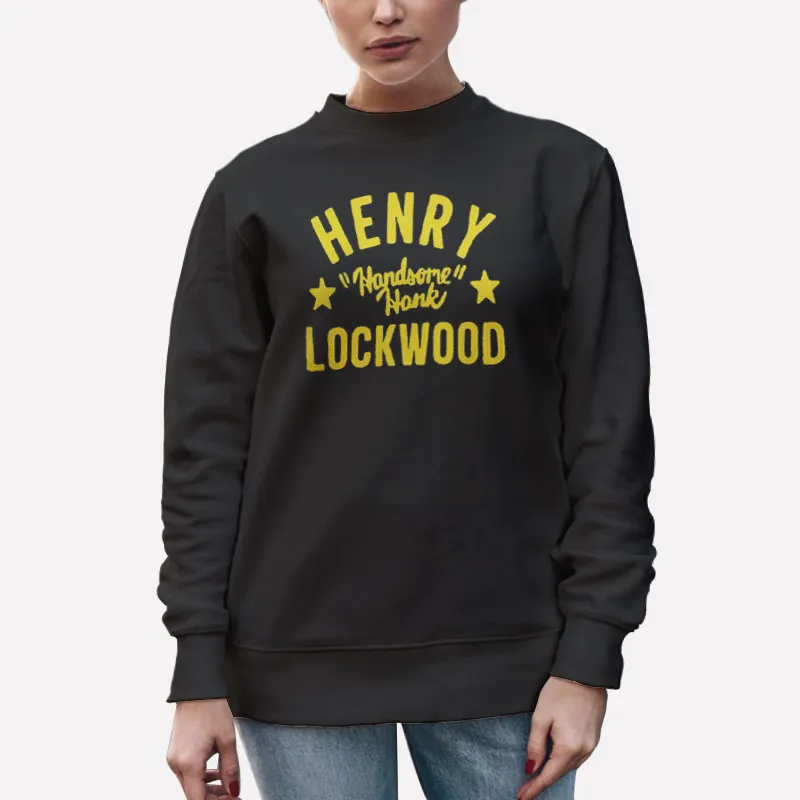 Unisex Sweatshirt Black Henry Lockwood Barstool Handsome Hank Shirt