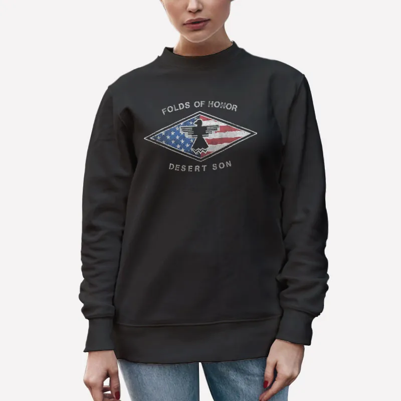 Unisex Sweatshirt Black Honor Riser Charity Folds Of Honor T Shirts