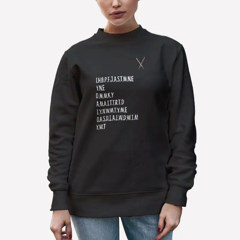 Unisex Sweatshirt Black Ihbpfjastmne Yne Dmmky Amaittrtd Shirt