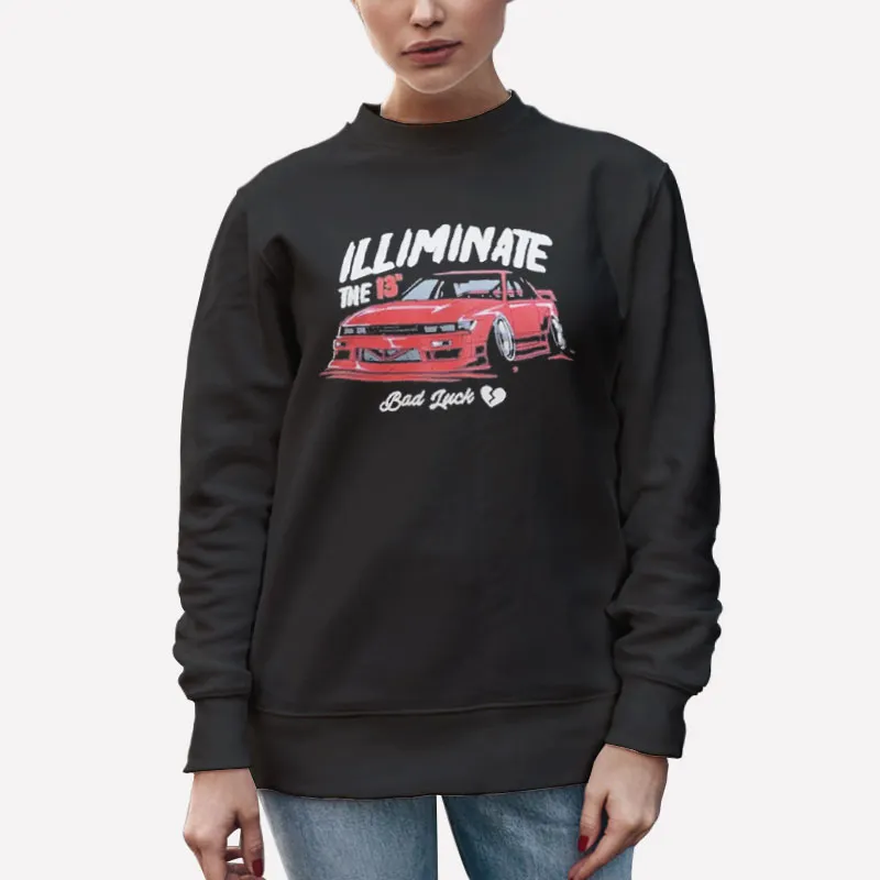 Unisex Sweatshirt Black Illiminate Merch The 13th Bad Luck Shirt