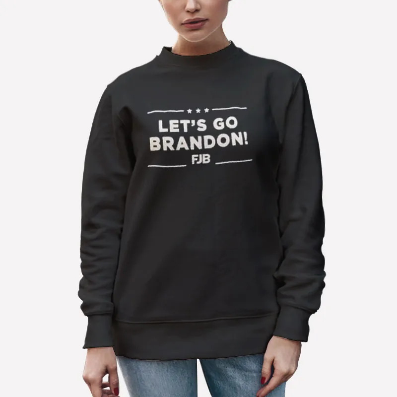 Unisex Sweatshirt Black Let's Go Brandon Roses Are Red Kamalas Not Black Shirt