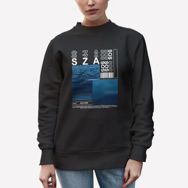 Unisex Sweatshirt Black Sos I Hate You Vintage Sza Sweatshirt