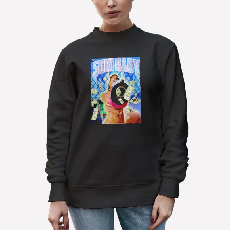 Unisex Sweatshirt Black Suki Baby Dollars Sukibaby Shirt