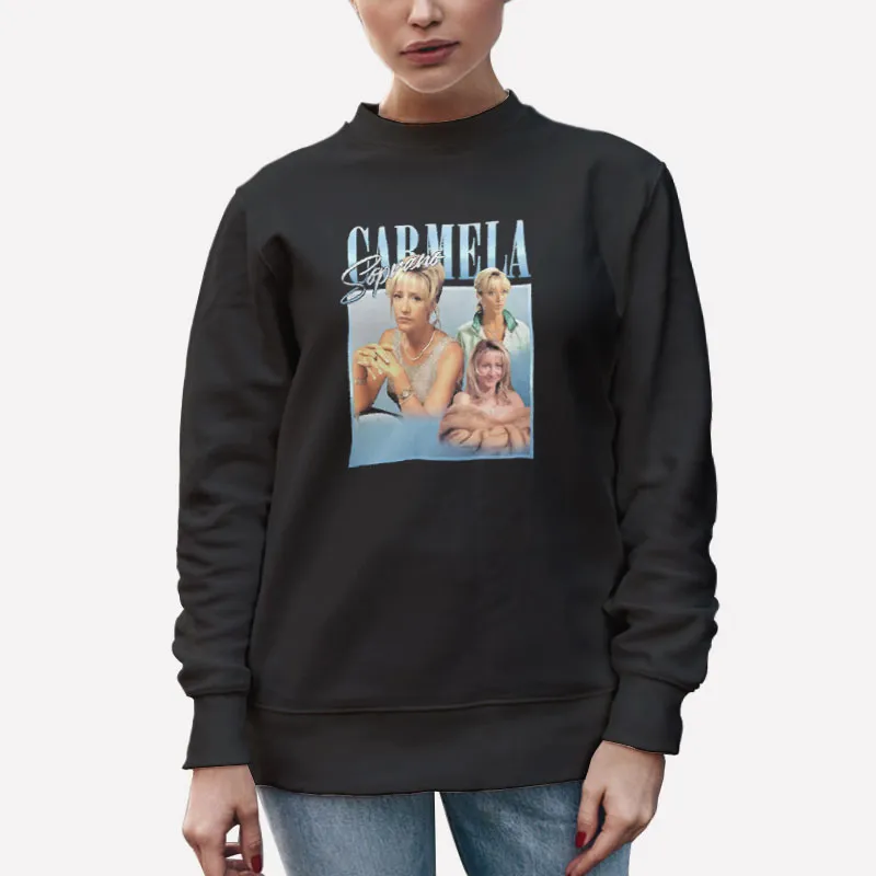 Unisex Sweatshirt Black The Soprano Homage Carmela Soprano Shirt