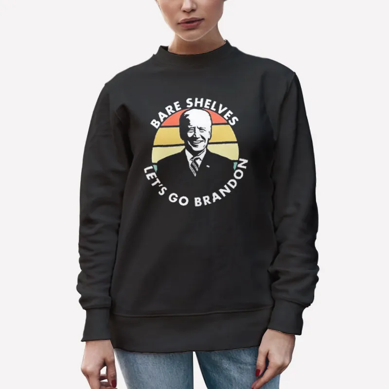 Unisex Sweatshirt Black Vintage Bare Shelves Brandon Shirt