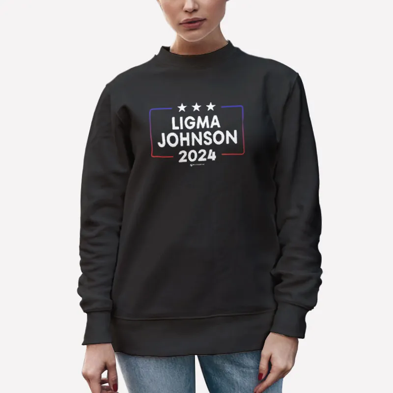 Unisex Sweatshirt Black Vintage Ligma Johnson 2024 Shirt