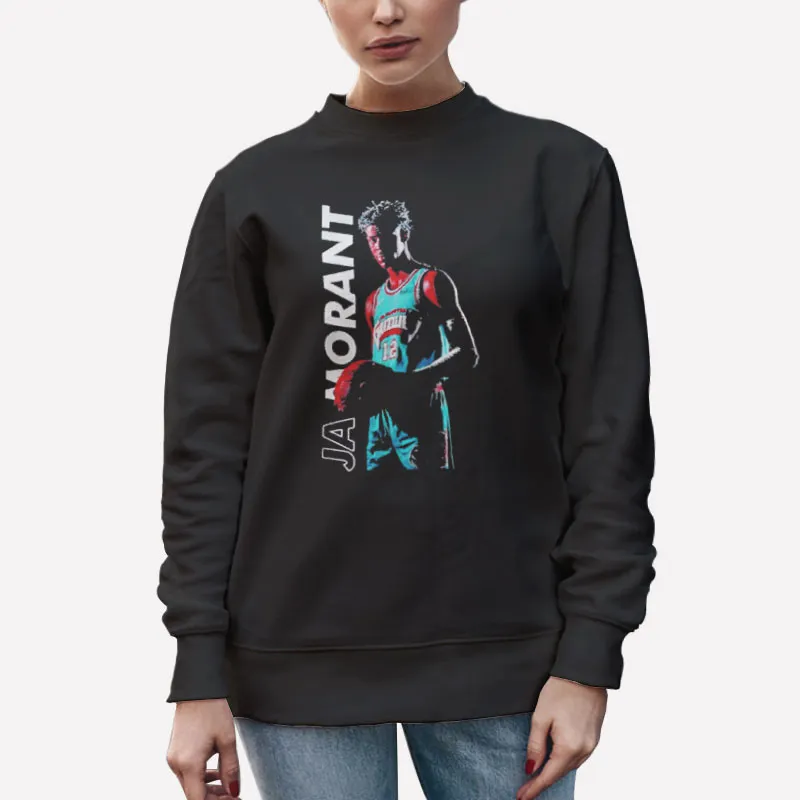 Unisex Sweatshirt Black What Is Ja Morant Vertical Memphis Basketball Shirt