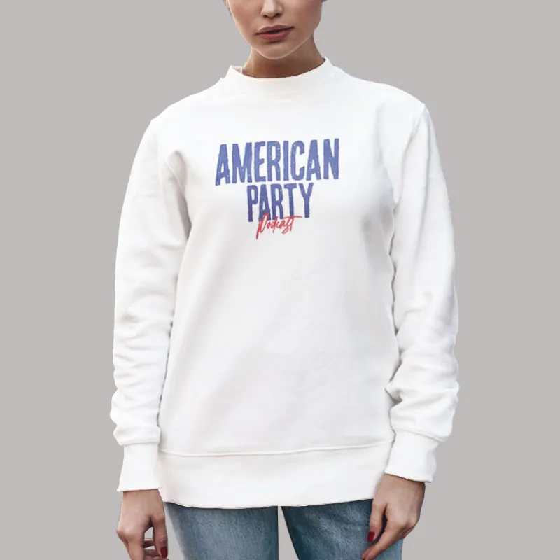 Unisex Sweatshirt White Drinkin Bros Merch American Party Shirt