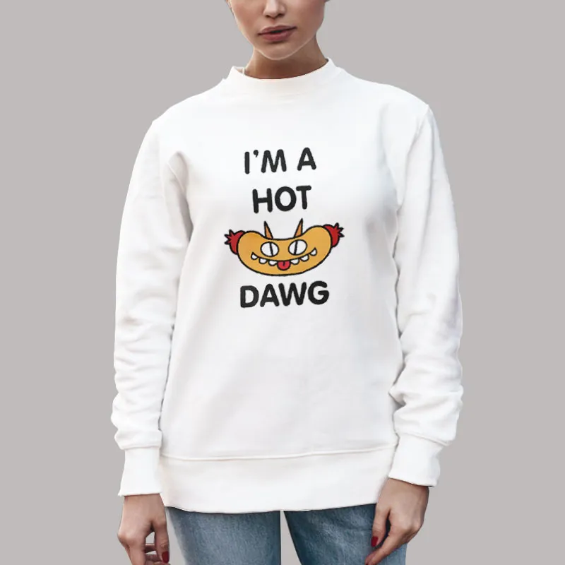 Unisex Sweatshirt White Inspired Cartoon Goblin Dogs Hot Dog T Shirt
