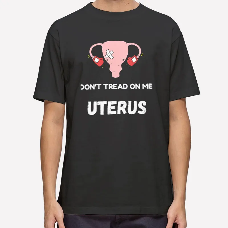 Vintage Dont Tread On Me Uterus Shirt