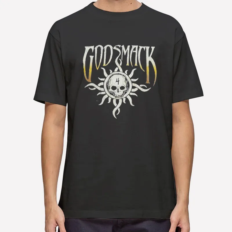 Vintage Skull Godsmack Sun Shirt