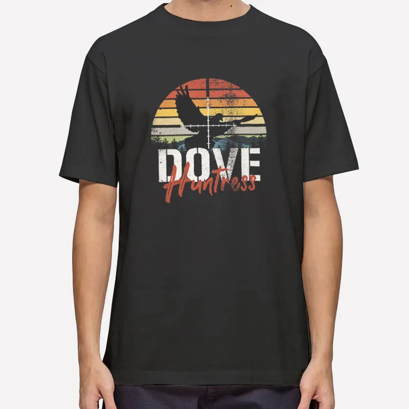 Vintage Sunset Dove Huntress Dove Hunt Shirt