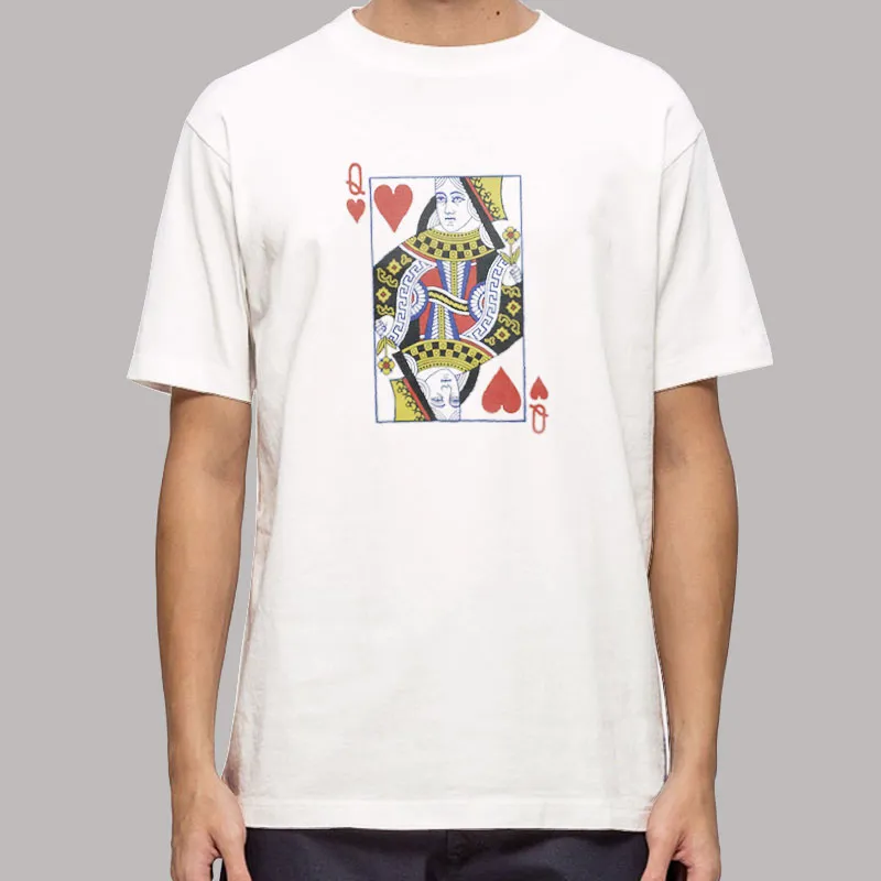 Vintage The Cards Queen Of Hearts Shirt