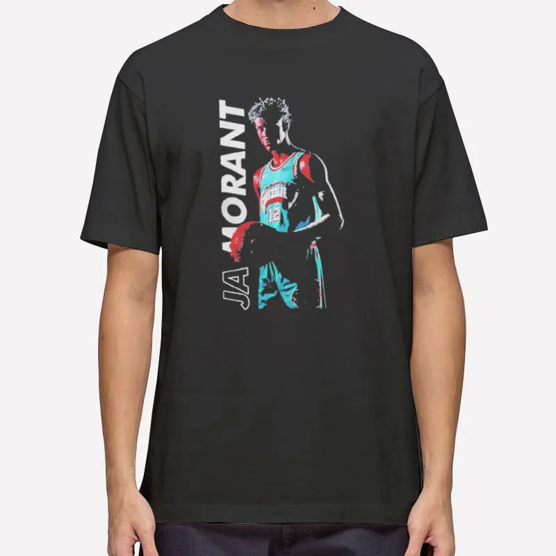 What Is Ja Morant Vertical Memphis Basketball Shirt