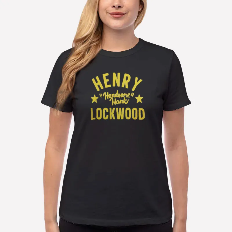 Women T Shirt Black Henry Lockwood Barstool Handsome Hank Shirt