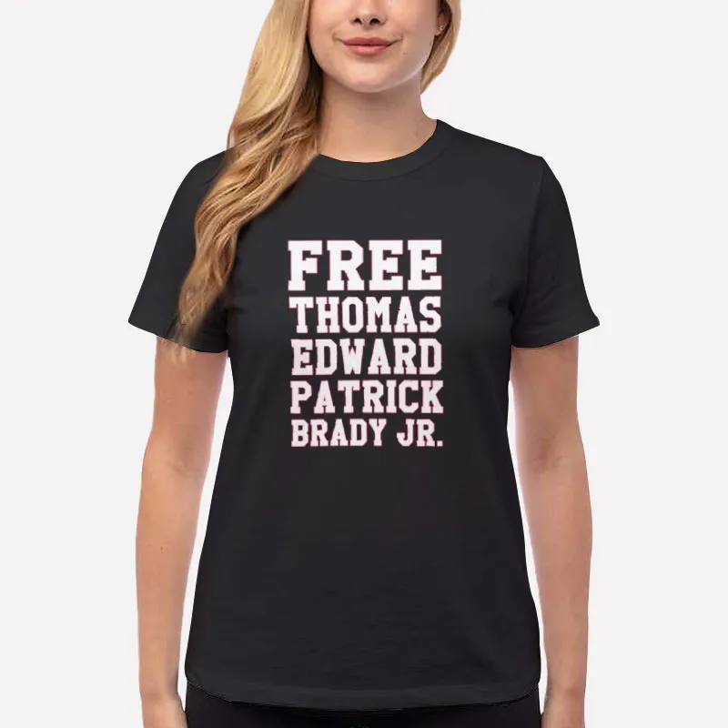 Women T Shirt Black Thomas Edward Patrick Brady Jr New England Shirt
