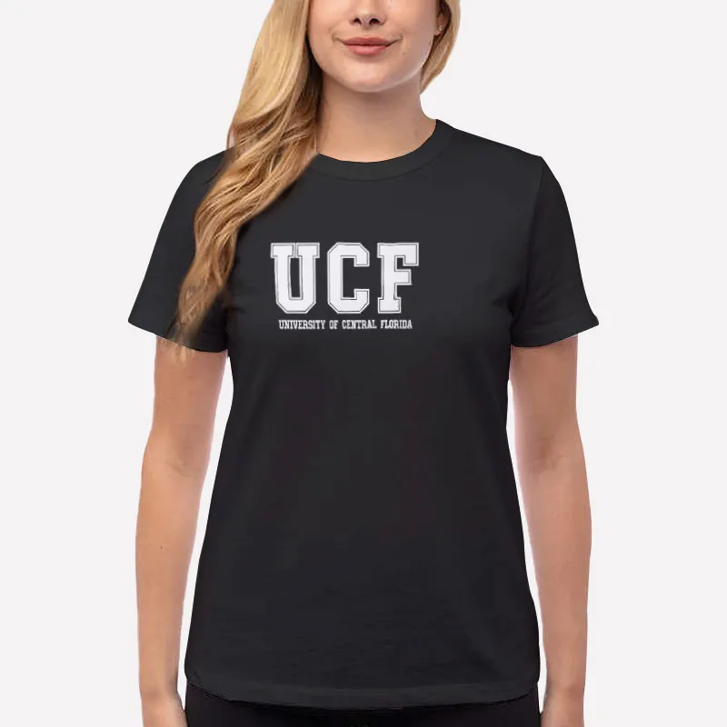 Women T Shirt Black University Of Central Florida Ucf Shirt
