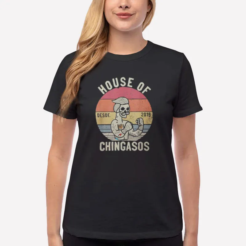 Women T Shirt Black Vintage House Of Desde House Of Chingasos Shirt