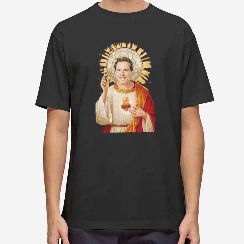 90s Vintage Saint Nick Saban Shirt