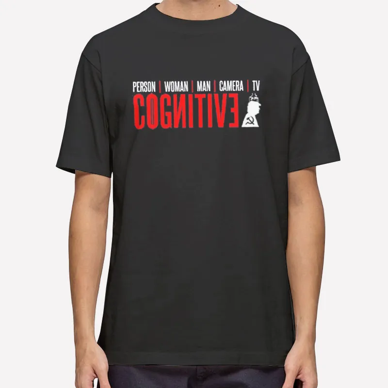 Cognitive Test Man Woman Camera Person Tv Shirt