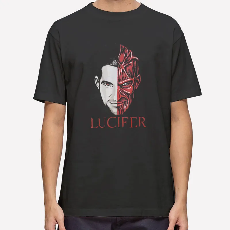 Devil Face Lucifer T Shirt
