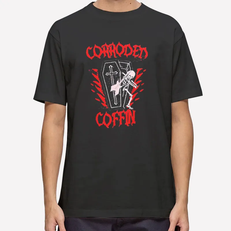 Eddie Munson Corroded Coffin T Shirt