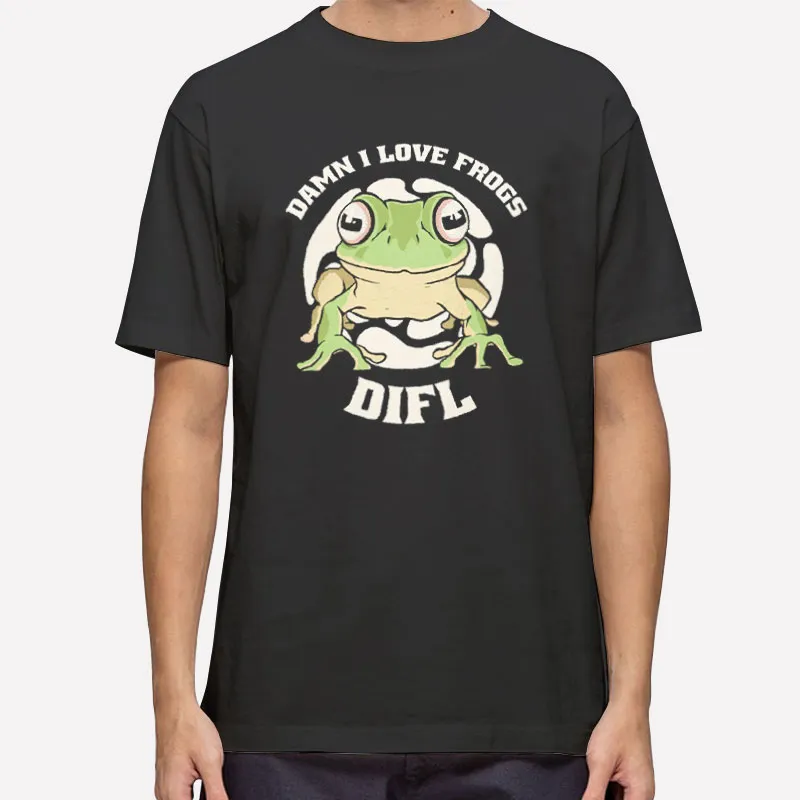 Funny Dilf Damn I Love Frogs Shirt