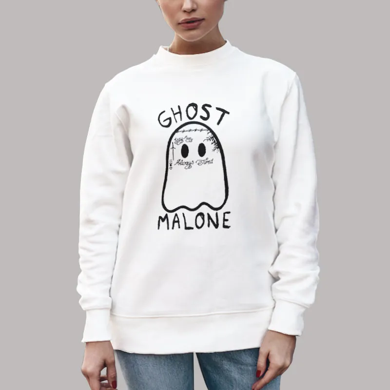 Funny Halloween Ghost Malone Sweatshirt