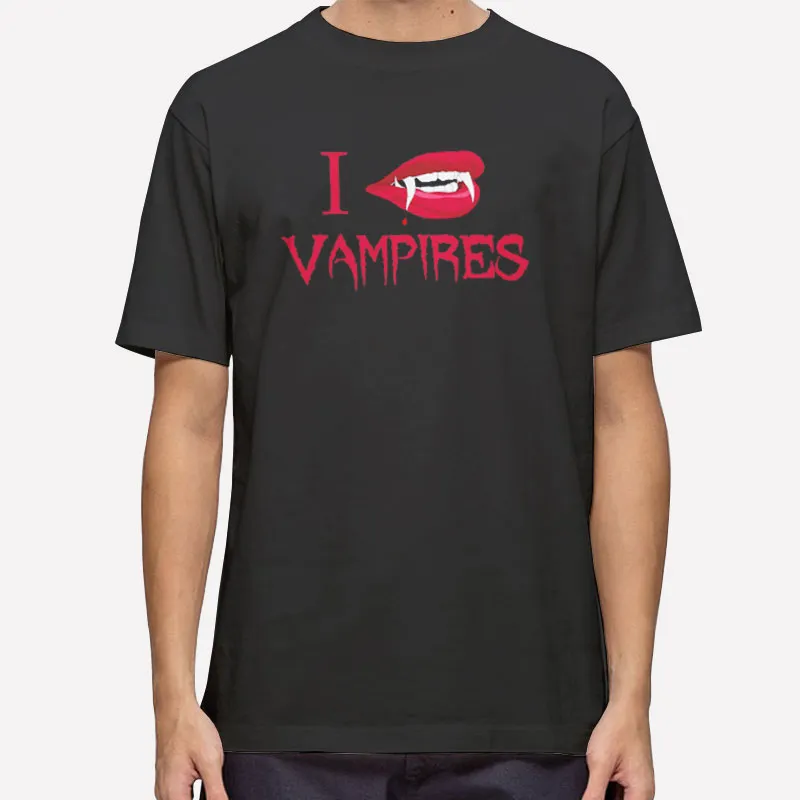 Funny I Love Vampires Shirt