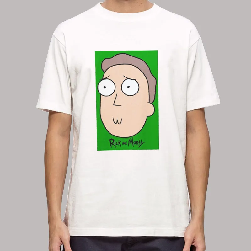 Funny Jerry Giant Head Rick And Morty Shirt
