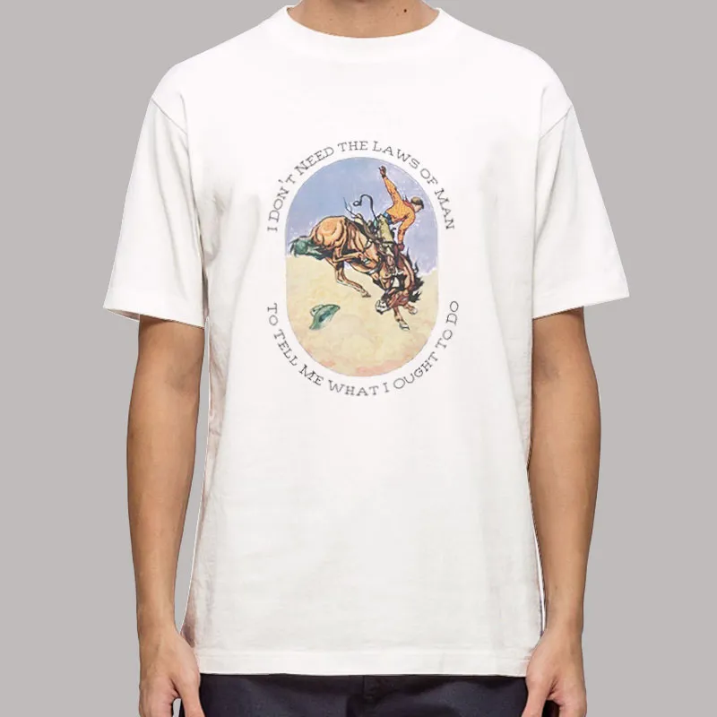 I Don't Need The Laws Of Man Tyler Childers Retro Western Shirt